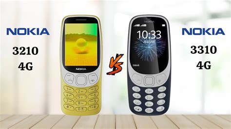 Compare Nokia 3210 vs. Nokia 3310 .